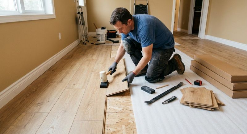 Laminate Floor Installation in Middlefield, OH