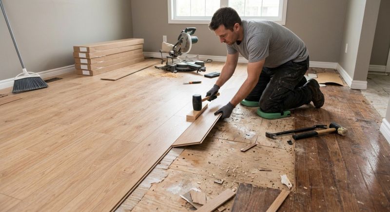 Laminate Floor Replacement in Barberton, OH