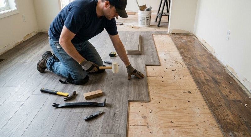 Laminate Floor Replacement in Homeworth, OH