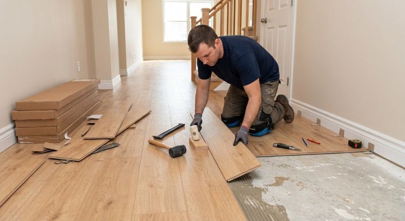 Laminate Floor Replacement in Streetsboro, OH