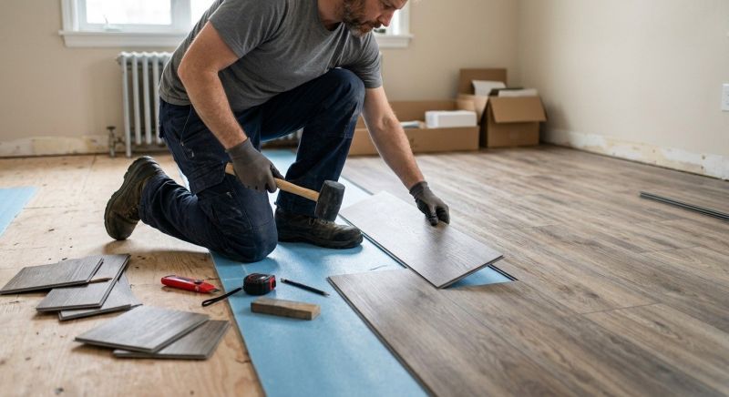 Linoleum Floor Installation in Berlin Center, OH