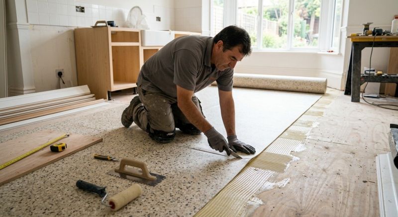 Linoleum Floor Installation in Northfield, OH
