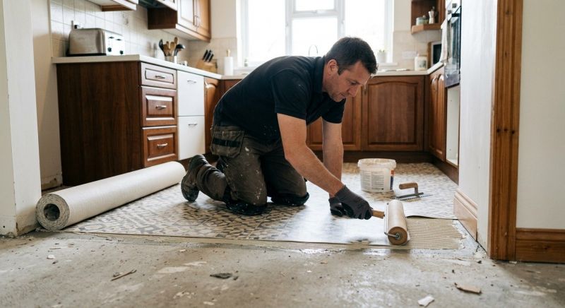 Linoleum Floor Installation in Solon, OH