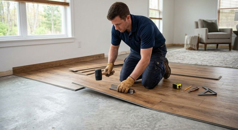 Luxury Vinyl Tile Installation in Hiram, OH