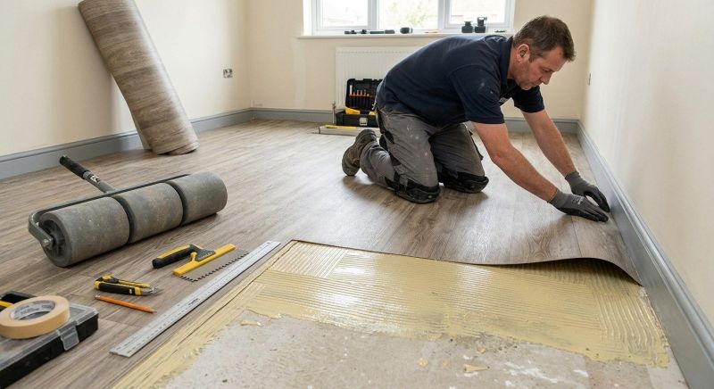 Sheet Flooring Installation in Brecksville, OH