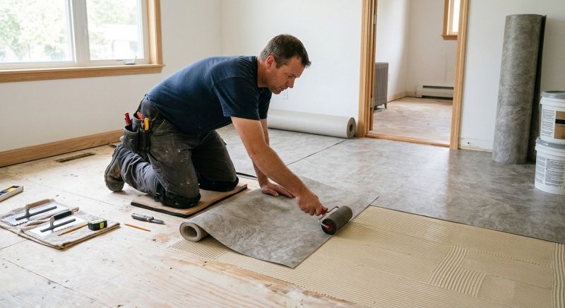 Sheet Flooring Installation in Cuyahoga Falls, OH