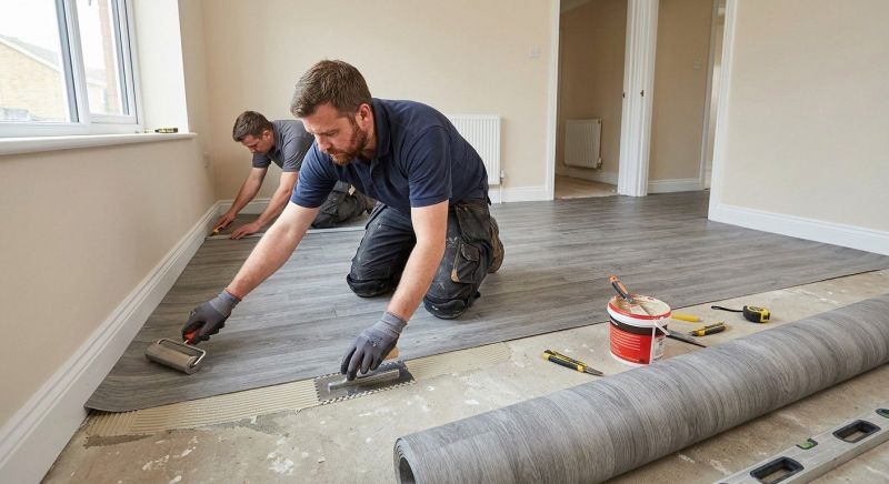 Sheet Linoleum Installation in North Benton, OH