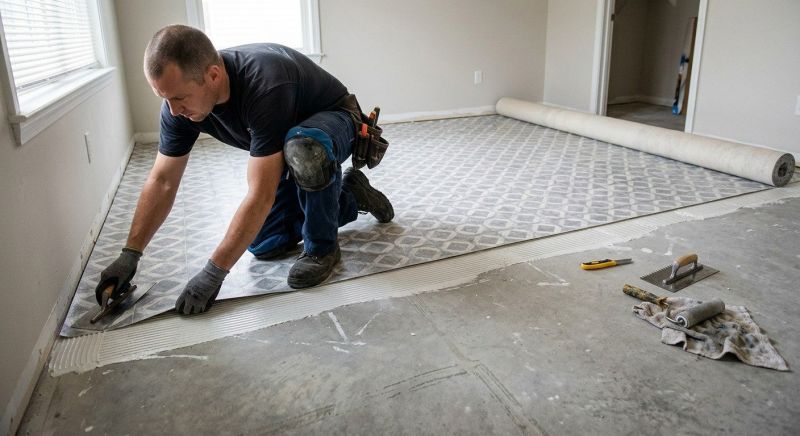 Sheet Vinyl Installation in Bristolville, OH