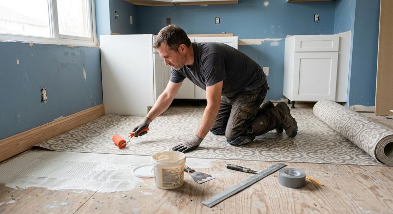 Sheet Vinyl Installation in Homeworth, OH