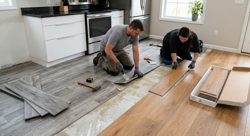 Vinyl Floor Replacement in Ravenna, OH