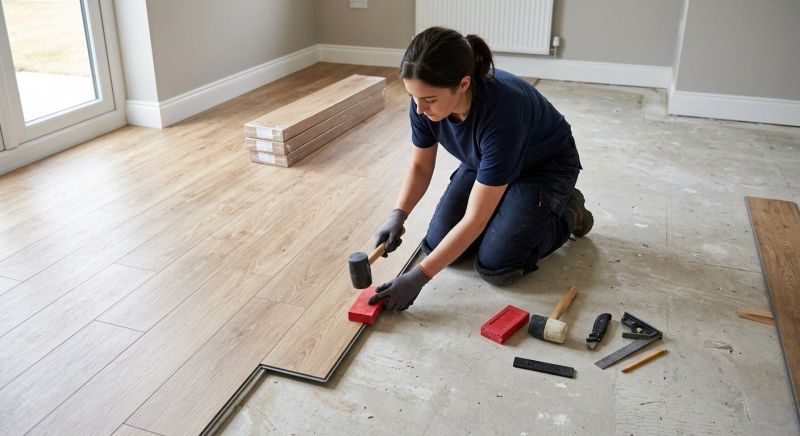Vinyl Plank Floor Installation in Ravenna, OH